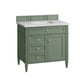 Brittany 36" Single Vanity, Smokey Celadon w/ 3 CM Arctic Fall Top