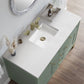 Chicago 48" Single Vanity, Smokey Celadon w/ 3 CM White Zeus Top