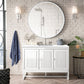 Athens 48" Single Vanity, Glossy White w/ 3 CM White Zeus Quartz Top