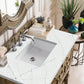 Castilian 36" Single Vanity, Empire Gray w/ 3 CM Ethereal Noctis Quartz Top