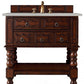 Castilian 36" Single Vanity, Aged Cognac w/ 3 CM Eternal Serena Quartz Top