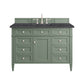 Brittany 48" Single Vanity, Smokey Celadon w/ 3 CM Charcoal Soapstone Top