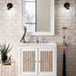 Athens 30" Single Vanity, Glossy White w/ 3 CM Ethereal Noctis Top