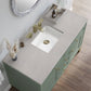 Chicago 48" Single Vanity, Smokey Celadon w/ 3 CM Eternal Serena Top