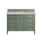 Brittany 48" Single Vanity, Smokey Celadon w/ 3 CM Eternal Serena Top