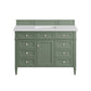 Brittany 48" Single Vanity, Smokey Celadon w/ 3 CM Arctic Fall Top