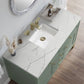 Chicago 48" Single Vanity, Smokey Celadon w/ 3 CM Ethereal Noctis Top