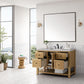 Breckenridge 48" Single Vanity, Light Natural Oak w/ 3 CM Eternal Serena Top