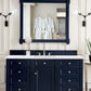 Brittany 60" Single Vanity, Victory Blue w/ 3 CM Arctic Fall Solid Surface Top