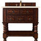 Castilian 36" Single Vanity, Aged Cognac w/ 3 CM Eternal Marfil Quartz Top