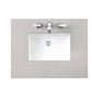 Bristol 30" Single Vanity, Bright White w/ 3 CM Eternal Serena Quartz Top