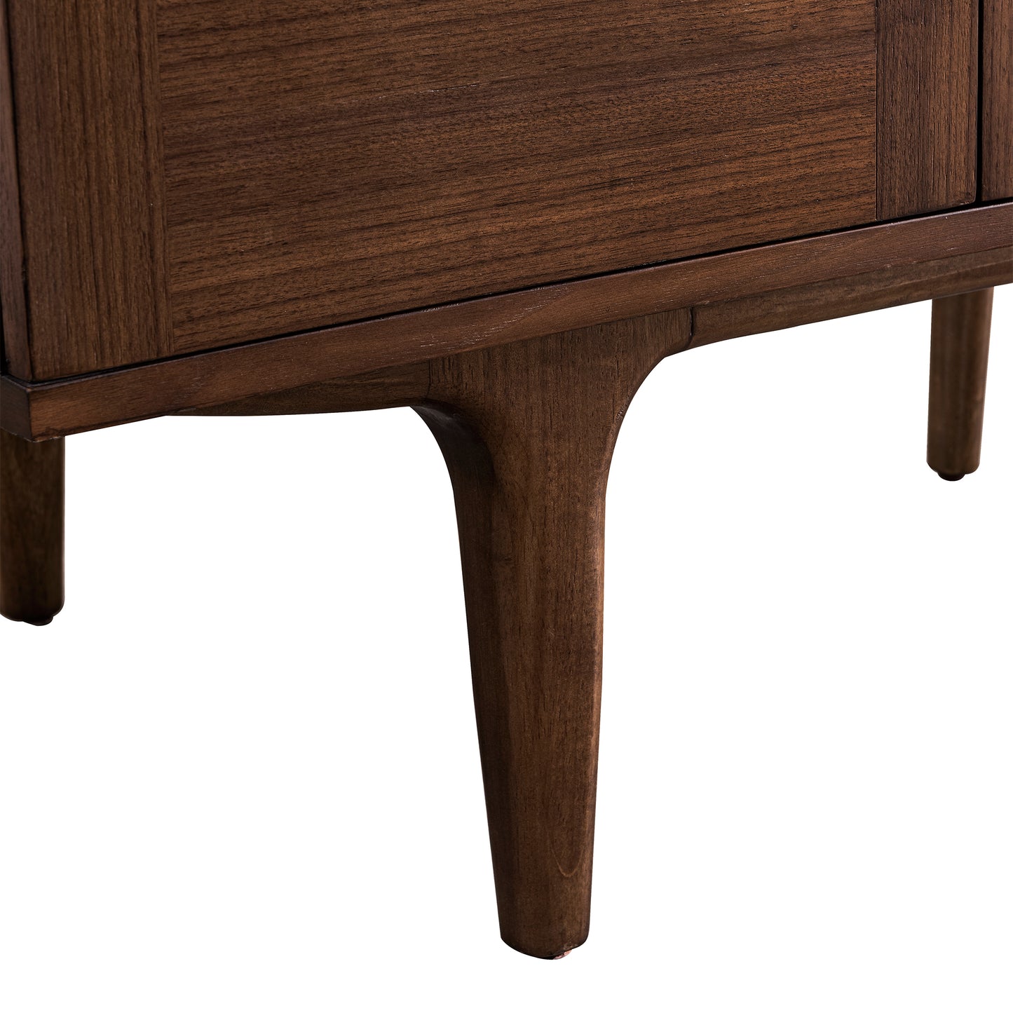 Amberly 30" Single Vanity, Mid-Century Walnut w/ 3 CM White Zeus Top