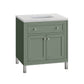 Chicago 30" Single Vanity, Smokey Celadon w/ 3 CM Arctic Fall Top