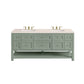 Breckenridge 72" Double Vanity, Smokey Celadon w/ 3 CM Eternal Marfil Top