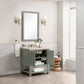 Breckenridge 30" Single Vanity, Smokey Celadon w/ 3 CM Eternal Marfil Top