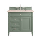 Brittany 36" Single Vanity, Smokey Celadon w/ 3 CM Eternal Marfil Top