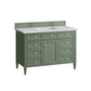 Brittany 48" Single Vanity, Smokey Celadon w/ 3 CM Arctic Fall Top